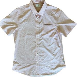 7 Diamonds Men's Pink Casual Button Down Shirt